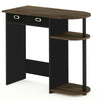 Furinno Go Green PC Computer Desk with Shelves Home Office Study Table Furniture