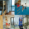 5 Rung Kids Rope Ladder Swing for Outdoor Tree House & Children's Climbing Frame