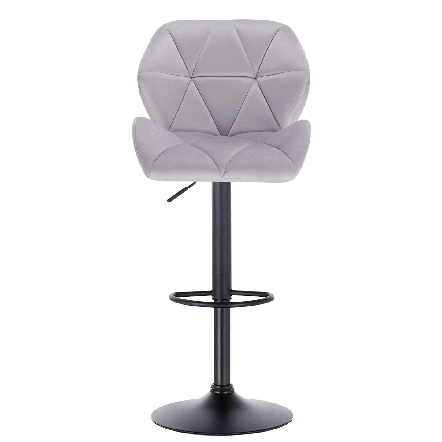 1/2/4/6x Bar Stools Gas Lift Swivel Stool Vilvet Breakfast Kitchen Cafe Chairs