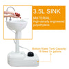 Portable Washing Station Mobile Freestanding Hand Wash Sink for Camping Caravans