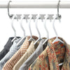 Space Saver Hanging Wardrobe Metal Clothes Hangers Coat Trouser Closet Organizer