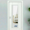 110CM Large Long Mirror Over Door Mirror Wall Hanging Full Length Bathroom Hooks