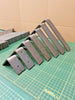 2 x Heavy Duty Solid Steel 90 Degree Angle 'L' Brackets Industrial Rustic Shelf