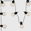 Modern Indoor / Outdoor 20x Clear Globe Festoon Chain String Lights Lighting