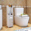 Wooden Bathroom Shelf Cabinet Cupboard White Bedroom Storage Unit Free Standing