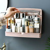 Wall Mount Skin Care Makeup Storage Box Bathroom Waterproof Organizer Punch-Free