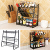 Kitchen Spice Jar Rack 3 Tier Bottle Storage Organiser Seasoning Shelf Holder