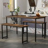 HOOBRO Dining Table Rectangular Kitchen Table 120 cm x 60 cm Dining Room