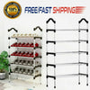 3 4 5 Tier Organiser Shelf Extendable Shoe Rack Stand Compact Space Saving UK
