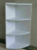 3 Tier Wall Mounted Corner Shelf Bathroom Shelves Cabinet Storage Unit White NEW