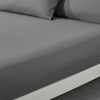 Plain Duvet Cover & Pillowcase Reversible Bedding Set or Fitted Sheet