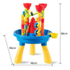 2-in-1 Sand and Water Activity Table Toy Set Children Kids Indoor Outdoor Play