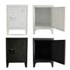 Metal Locker Storage Cabinet Next to Sofa / Bed Bedside Cabinet Standing Locker