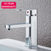 Bathroom Basin Sink Tap Mixer Monbloc Toilet Waterfall Taps Chrome Brass Faucet
