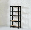 Neo Black 5 Tier Garage Shelving Racking Unit Storage Racks Steel Shelf