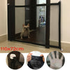 UK Retractable Magic Mesh Pet Dog Cat Gate Safe Net Guard Fence Enclosure
