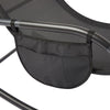 Mondeer Rocking Lounger Chair Zero Gravity Rocker Patio Garden Recliner Black