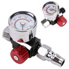 1/4" Air Regulator Valve Tool Mini Nozzle Tail Pressure Gauge For Spray-Gun