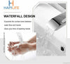 Modern Waterfall Bathroom Basin Sink Tap Mono Mixer Taps Faucet Chrome Brass