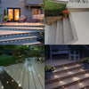 10X 18mm LED Recessed Deck Lights Decking Plinth Kickboard Outdoor Patio Lamp UK