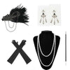 Ladies Gatsby Fancy Dress Accessories Flapper 1920'S Charleston Girl Dress Set