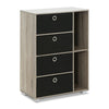 Furinno Andrey Multipurpose Storage Cabinet with Bin Drawers
