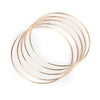 10pcs 6''Dream Catcher Dreamcatcher Rings DIY Hoops Ring Macrame Craft Hoop Gold