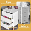 Modern Bedside Cabinet End Table Nightstand 3 Drawer Bedroom Storage Furniture