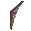 2X Vintage Wall Shelf Brackets Cast Iron Antique Pattern Bracket & Frame Screws