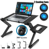 Adjustable Portable Laptop Bed Table Stand Lazy Lap Tray Foldable Computer Desk