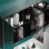 Tiano Triple Door Stainless Steel Mirrored Wall Mounted Bathroom Cabinet