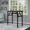 Industrial Style Metal Frame Desk Home Office Folding Computer Table Workstation