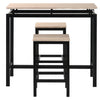 Breakfast Bar Table and Stools Kitchen Dining Room Modern Style Furniture Set