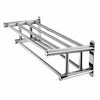 Double Polishing Towel Rail Holder Wall Mounted Bathroom Rack Shelf Stainless St