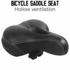 Dual Spring Bike Bicycle MTB Wide Big Bum Soft Extra Comfort Saddle Seat Pad UK