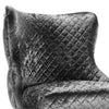 Luxury Crushed Velvet Fabric Bar Stool Knocker Button Back Gas Lift Barstool