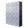 20 Cube Plastic Storage Wardrobe Clothes Organizer Cupboard Closet Cabinet DIY
