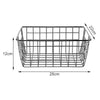 2pcs Iron Storage Basket Metal Wire Mesh Basketry Bathroom kitchen Tray Desk UK