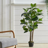 90/120/150cm Luxury Green Fiddle Fig Tree Artificial Trees & Plants Topiary Tree