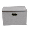 Foldable Fabric Storage Box with lid Drawer Toys/Books/Clothes Shelving Organise