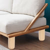4x Wooden Sofa Legs replacement tapered feet for stool bed chair TURNED WOOD