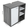 Under Sink Bathroom Cabinet Cupboard Organizer Unit With Door & Storage Shelves