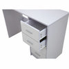 High Gloss 4 Drawer Vanity Dressing Table Computer Study Desk Furniture White