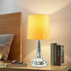 Pair of Bedside Touch Table Lamp Dimmer Lounge Light Teardrop Modern Home Lamps