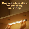USB Rechargeable Strip Wireless PIR Motion Sensor LED Light Cabinet Closet Lamp