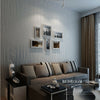 Grey STRIP Silver Luxury Modern Wall Paper Stripe Striped Wallpaper Embossed 10M