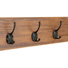 Metal 10 Hooks Hat Coat Stand Bedroom Clothes Rail Hanger Shelf Shoe Rack Wooden