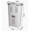 Divided Laundry Storage Baskets Trolley Clothes Hamper Basket Suction Wall Shelf