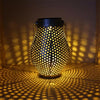 Solar Power LED Lantern Outdoor Garden Hanging Lamp Lawn Landscape Light Metal