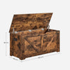 Vintage Large Chest Box Bedroom Rustic Hall Storage Shoe Bench Trunk Toys Wooden